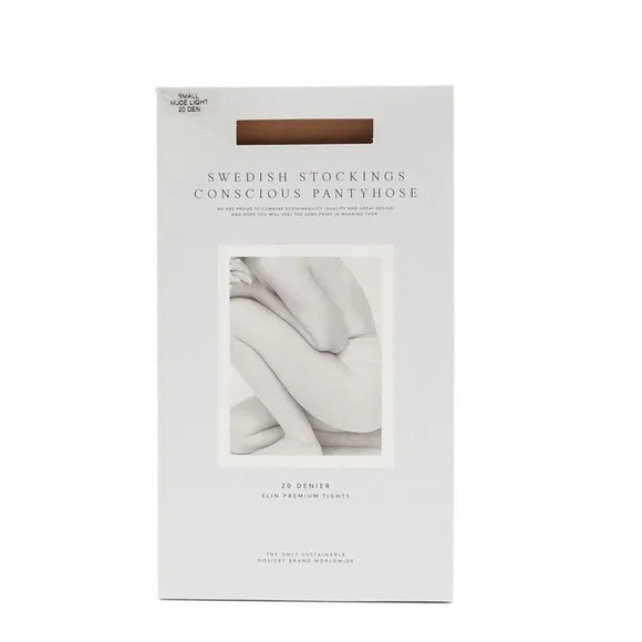 NWT Anthropologie SWEDISH STOCKINGS Elin 20-Denier Tights Size Medium - Picture 3 of 8